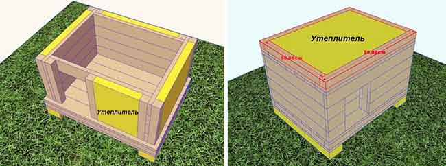 Теплоизоляция стен и крыши